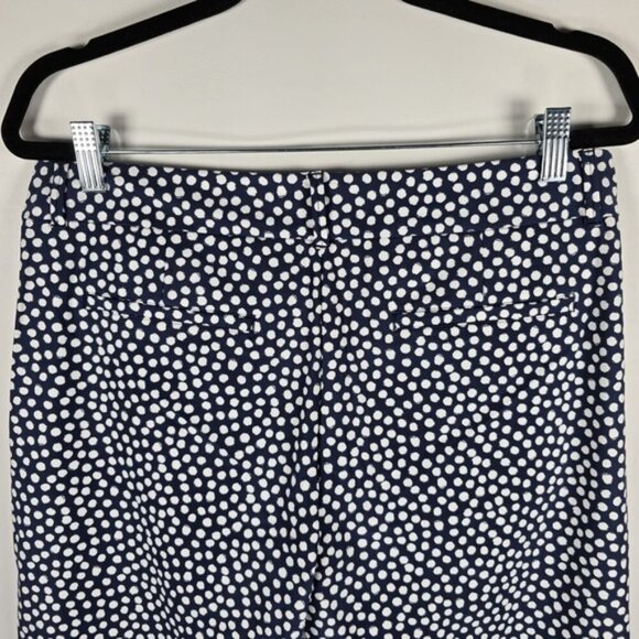 NWT SPANX Sunshine Shorts, 10” Pull On Bermuda Navy Painted Dot 50214R LARGE - Picture 6 of 16